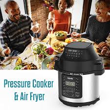 Check spelling or type a new query. Buy Pressure Cooker Air Fryer Combo Vqvg All In 1 Multi Cooker With Pressure Crisp Lids Slow Cooker Steamer Air Fryer Broil Dehydrate And More 6 Quart Capacity Included Recipe Book Accessories