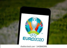 It features the henri delaunay trophy in the center, with a green arc below it. Uefa Euro 2020 Logo Vector Eps Free Download