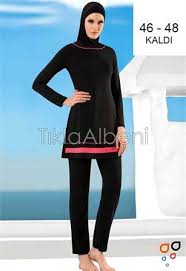 Ladytes 625 Likra Tam Tesettur Mayo Mayolar Mankenler Plaj