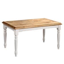 Stunning black glass kitchen table 6ft in length but can extend to sit 8. Germaine Solid Pine Dining Table Seats 6 Solid White Pine Wax Am Pm La Redoute