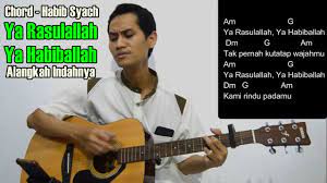 Cover Chord Kunci Gitar Ya Rasulallah Ya Habiballah Alangkah Indahnya Habib Syech Youtube