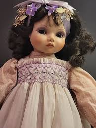 Porcelain Doll "Shy Violet " Hamilton Collection 1991 by Kay McKee