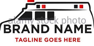Free logo maker for creating professional logo designs. Ambulance Car Logo Design Your Company Stock Vector Image Art Alamy