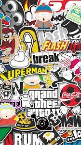 Pin By Taylor Hamilton On Pantalla Sticker Bomb Wallpaper Graffiti Wallpaper Iphone Sticker Bomb