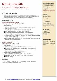 A cover letter can also help you make a generic resume appear more tailored for t. Gallery Assistant Resume Samples Qwikresume