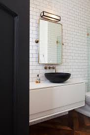 Check spelling or type a new query. Gold Tone Pivot Mirror With Black Bowl Sink Transitional Bathroom