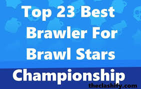 Другие видео об этой игре. Top 17 Best Brawler For Brawl Stars Championship Challenge