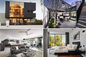 All too often, we want everything to colour match when planning a new kitchen. A Dark Grey Color Palette Is Consistently Found Inside And Outside This Modern House