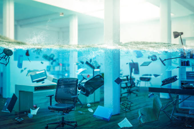 South Florida dental practice assessing flood or water damage before restoring power to servers, network equipment, workstations, and clinical technology