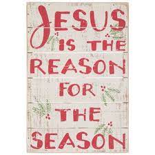Jesus Is The Reason Wood Wall Decor Christmas Wall Decor Christmas Signs Wood Wood Wall Decor