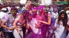 Image result for Tourist guide Celebrating Holi in Nepal