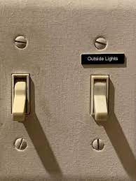 Watch this video to see how you can create your own custom light switch plates that will add unique designs to. Lightswitch Labels Custom Made Stick On Label To Mark Any Light Or Switch