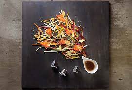 Beetroot and coffee cured salmon. Alvin Leung S Recipe Lo Hei With Coffee Cured Salmon With Roma Weekender Com Sg