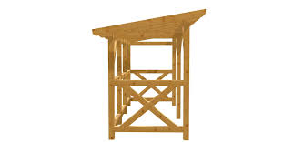 Kaminholzunterstand Holz Bauplan Holzkonstruktion Bauplan