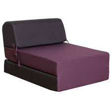 Chauffeuse 1 Personne Laura Coloris Anthracite Prune Vente De Lit D Appoint Et Matelas Gonflable Conforama