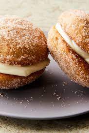 Nyt Cooking Their Name May Be Fun To Say But Whoopie Pies Aren T Really Pies At All But Rather Soft Cakelike Cookie Whoopie Pie Recipe Recipes Apple Recipes