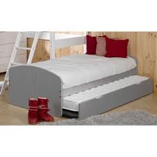 Découvrez notre sélection lit 2 place à prix conforama. Lit Gigogne 2 Matelas 90x200 Midi Taupe Cdiscount Maison