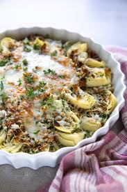 Canned Artichoke Hearts With Parmesan Breadcrumb Topping Recipe Artichoke Recipes Recipes Food