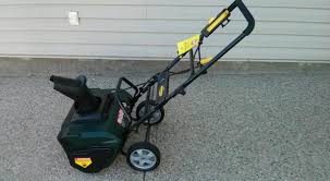 Yardworks Electric Snow Blower Manual Electric Snow Blower Snow Blower Snow Removal