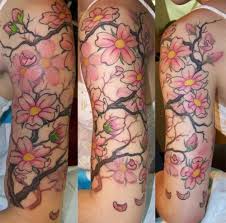 Cherry Blossom Tattoo Sleeve Cherry Blossom Half Sleeve Cherry Tree Tattoos Cherry Blossom Tattoo Cherry Tattoos