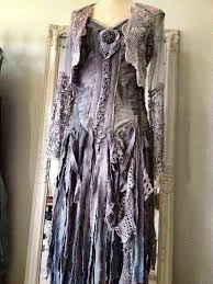 Reserved For Brooke Black Goth Dress Witches Dress Trashed Dress One Of A Kind Dress Witch Dress Fashion Dresses