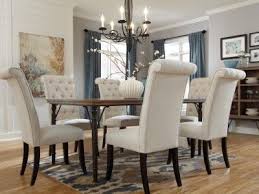 Dining Room Table Tripton 7 Piece Dining Set By Ashley Furniture At Kensington Furnit Ashley Furniture Dining Luxury Dining Room Rectangular Dining Room Table