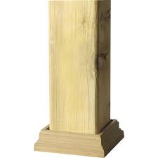 Unbranded 4 In X 4 In Pressure Treated Wood Post Skirt 97276 The Home Depot Wood Post Pressure Treated Wood Metal Columns