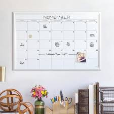 U Brands Magnetic Dry Erase Calendar Board 20 In X 30 In White Decor Frame 2075u00 01 The Home Depot In 2020 Dry Erase Board Calendar Magnetic Dry Erase Calendar Calendar Board