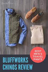 Best Men S Travel Pants Bluffworks Chinos Review Drink Tea Travel Mens Travel Travel Pants Best Travel Pants