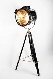 I Have The Perfect Tripod To Build A Super Cool Floor Lamp With A Couple Of These Film Floor Lamps Throu Tripod Floor Lamps Industrial Floor Lamps Floor Lamp