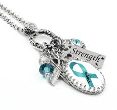 Ovarian cancer is a type of cancer that attacks one or both of your ovaries. Ovarian Cancer Awareness Necklace Blackberry Designs Jewelry