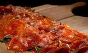 Buy fully cooked, marinated in maple syrup and coated with peppercorn then smoked with alder wood for exquisite seafood treat. Salmone Pane Romano Pizza Smoked Salmon Salad And Rustic Tomato Sauce Picture Of Sciue Italian Bakery Caffe Vancouver Tripadvisor