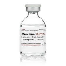 Marcaine is packaged 10 units per carton/100 units per case in glass fliptop vials. Marcaine Injectable 0 75 30ml Preservative Free