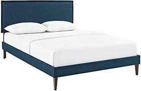 The right adjustable bed frame can make your life more comfortable and enjoyable and could improve your health from head to toe. Full Platform Bed With Squared Tapered Legs Grey Upholstered Adjustable Standard Cream Mo Upholstered Platform Bed Queen Platform Bed Frame Full Platform Bed