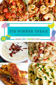 These awesome family dinner recipes include simple, homemade versions of kids' menu classics, such as macaroni and cheese, chicken nuggets, fish and chips, pizza, spaghetti and meatballs, chili, and quesadillas. 110 Easy Family Friendly Dinner Ideas Urban Bliss Life
