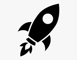 rocket icon black hd png download kindpng rocket icon black hd png download