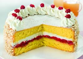 Ricetta Pan Di Spagna Con Farcia Di Ricotta E Amarene Granarolo Ricetta Ricotta Ricette Ricette Pan Di Spagna