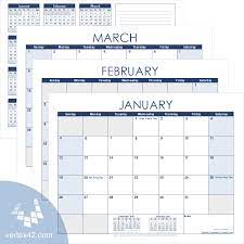 The 8.5 x 11 size year at a glance planner uses a full month in one column design and usa public holidays. Excel Calendar Template For 2021 And Beyond