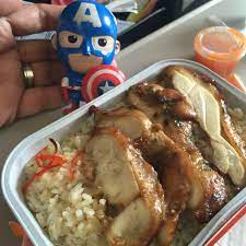 Taiwanese chicken rice, one of their traditional & most popular dishes. Menu Uncle Chin S Chicken Rice From Air Asia Airlines Route From Jakarta To Kuala Lumpur With My Mascot Captain America Airline Food Food Meals