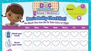 Docs School Of Medicine Daily Checklist Docmcstuffins