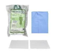 SKKYD Surgical Gown AAMI Level 3 Sterile Blue Kit 1/Pk BCE-100