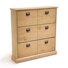 Meuble A Chaussures Lindley 3 Abattants La Redoute Interieurs La Redoute Meuble Chaussure Meuble Rangement Chaussures Placard Chaussure