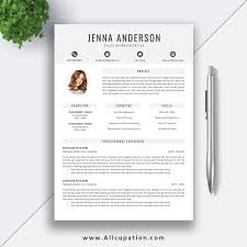 Also list any academic awards, honors, or other achievements. Student Resume Template For Word Editable Clean Cv Design Cover Letter Modern And Simple Resume Design Instant Download Mac Or Pc Jenna Allcupation Optimized Resume Templates For Higher Employability