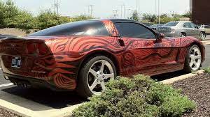 Sharpie-wielding Tattoo Artist Turns Corvette Into Tribal Sleeve Corvette Tribal Sleeve Sharpie