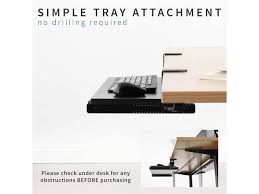 Maybe you would like to learn more about one of these? Large Keyboard Tray Under Desk Pull Out With Extra Sturdy C Clamp Mount System Black 27 X 11 Inch Slide Out Platform Computer Drawer For Typing And Mouse Work Newegg Com