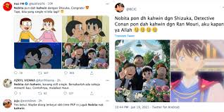 Kau aku kita raya tv3 june 23 2016 nantikan sambungan drama adaptasi novel kau aku kita dalam telefilem istimewa kau aku kita raya yang akan disiarkan pada 6 syawal di tv3. Doraemon Local Netizens React To Nobita Shizuka S Wedding Photos Laptrinhx News