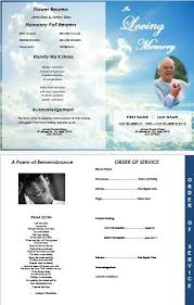 Clouds 4 Page Graduated Outdoor Program For Funeral Or Memorial Service Find More Be Funeral Program Template Funeral Programs Funeral Program Template Free