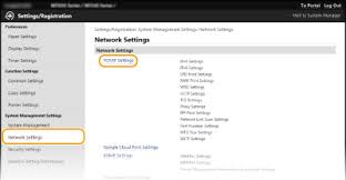 Setting Up A Wsd Port