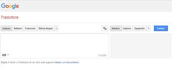 Traduttore Google Inglese Italiano