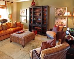 Orange Fall Living Room Decor Fall Living Room Living Room Designs